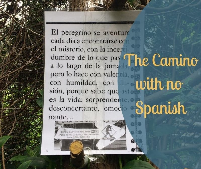 Camino with no Spanish