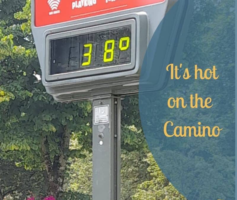 It's hot on the Camino