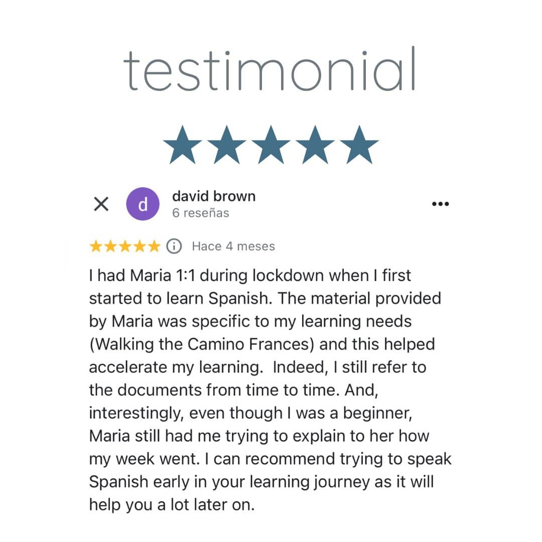 Testimonial David: helped me accelerate my learning