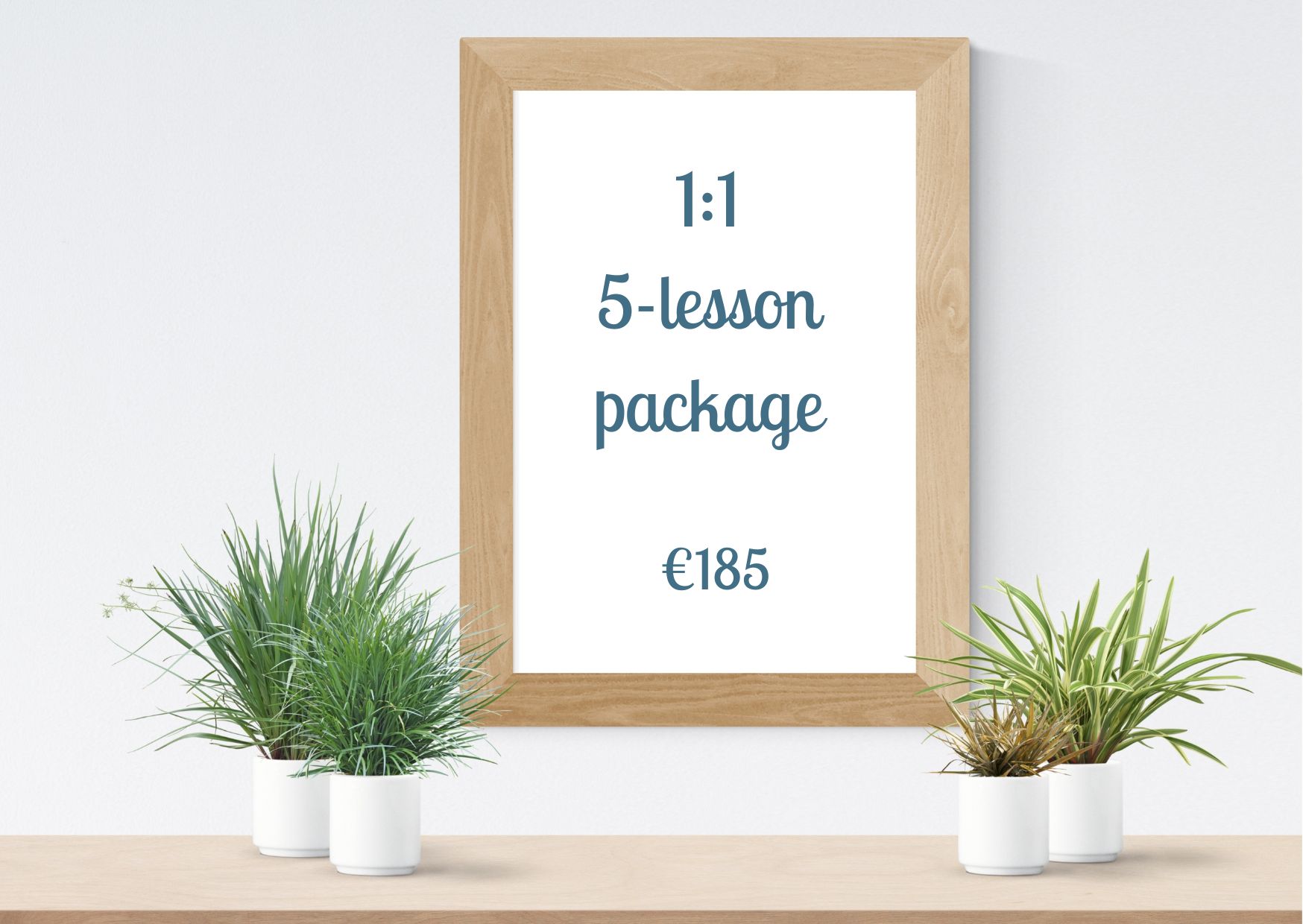 5-lesson package 185 5 Spanish lessons