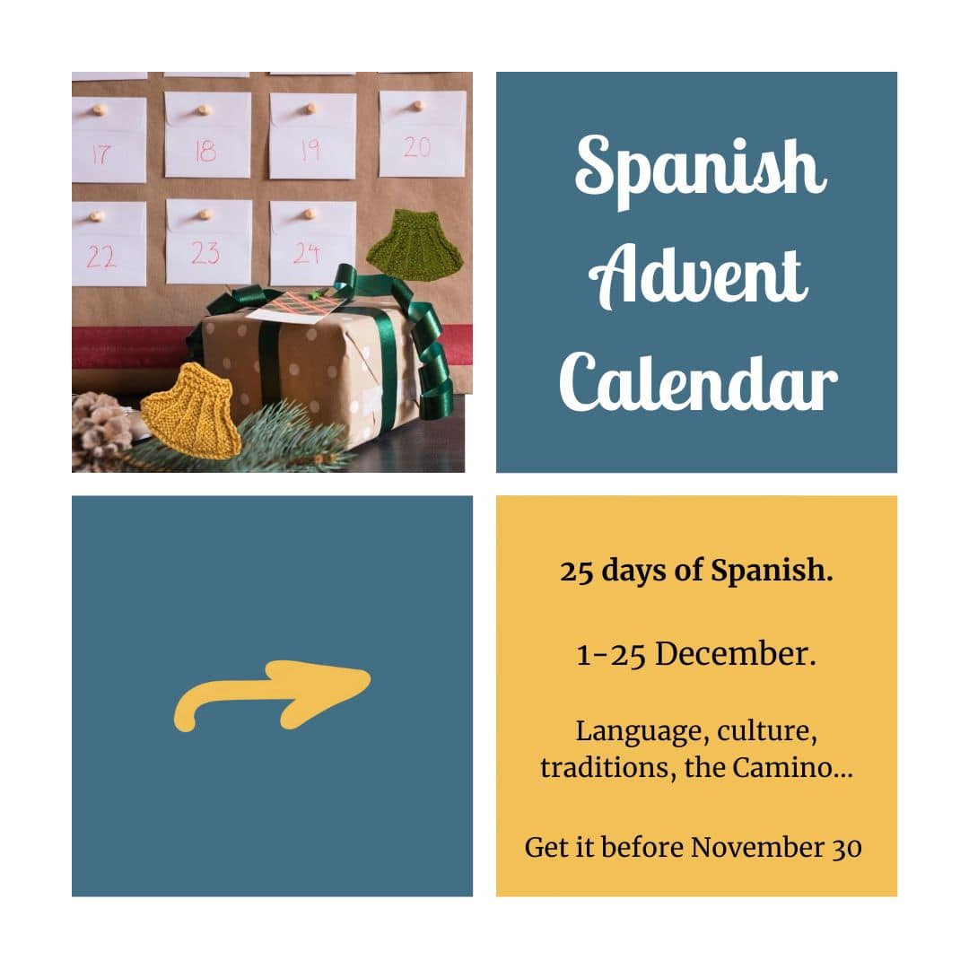 Spanish Advent Calendar (Spanish for the Camino)