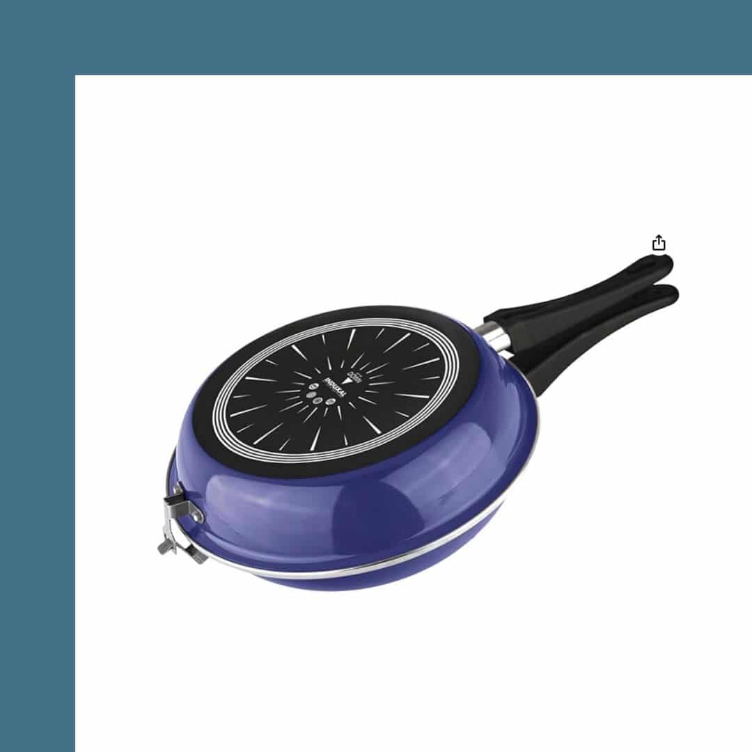 Double pan to make tortilla